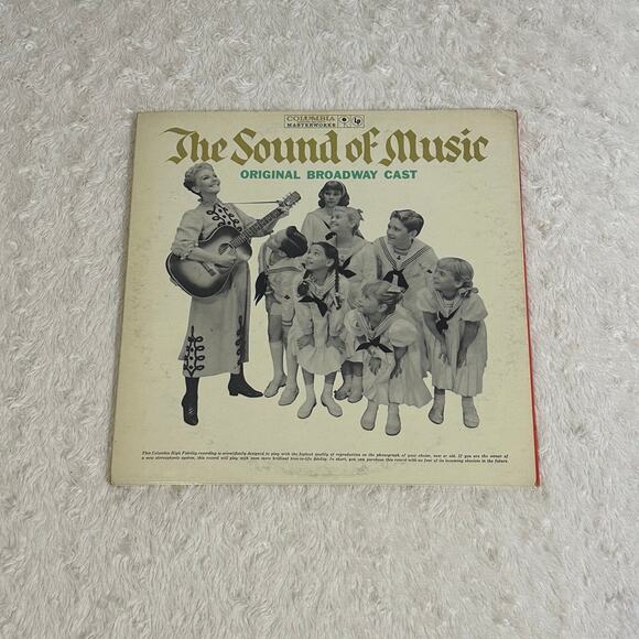 The Sound Of Music Vintage Vinyl Cover - 1959 Edition - Picture 1 of 5